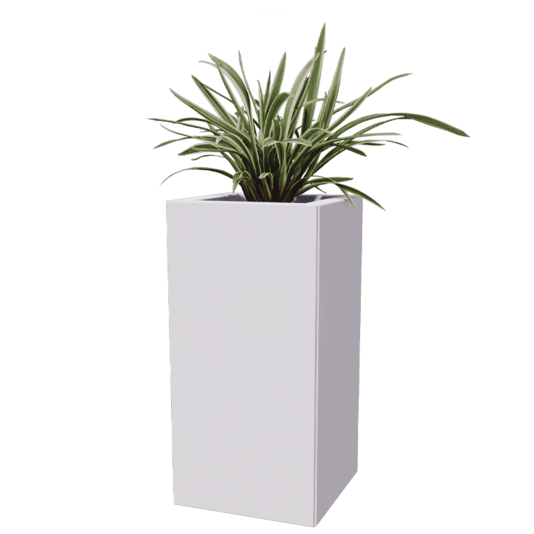 Jardinière en acier - Carré - 30 x 30 cm