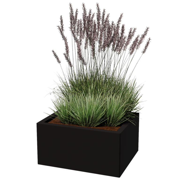 Jardinière en acier - Rectangle - 50 x 60 cm