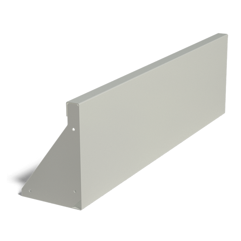 Mur de soutènement en acier - Droit - 100 x 30 cm