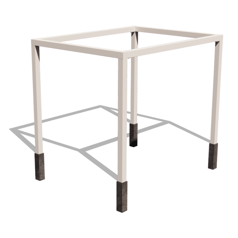 Pergola en acier - Carré - 324 x 250 x 230 cm