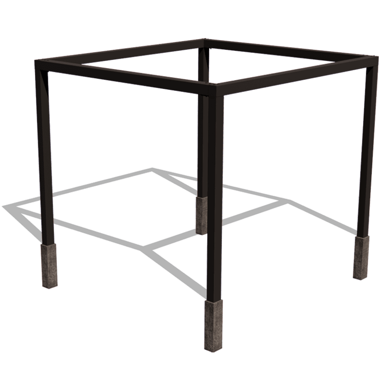 Pergola en acier - Carré - 324 x 300 x 230 cm