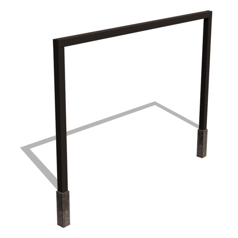 Pergola en acier - Droite - 400 x 230 cm