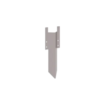 Piquet de bordure en acier galvanisé - Hauteur bordures de jardin 12 / 15 cm