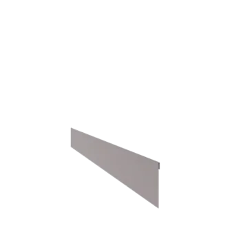 Bordures de jardin en acier galvanisé - Écrasé - Hauteur 13 cm - 150 cm