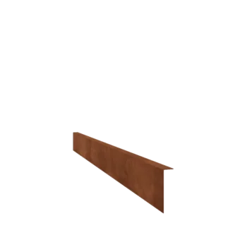 Bordures de jardin en acier Corten - Corpulent - Hauteur 12 cm - 240 cm