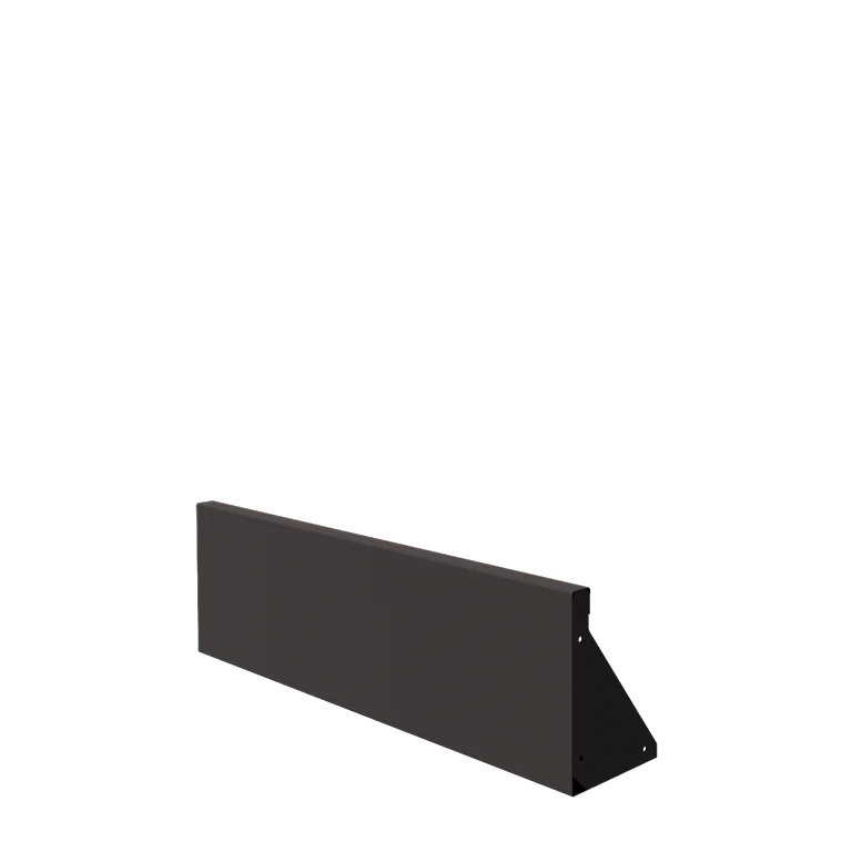Mur de soutènement en acier - Droit - 100 x 30 cm - Autre couleur RAL