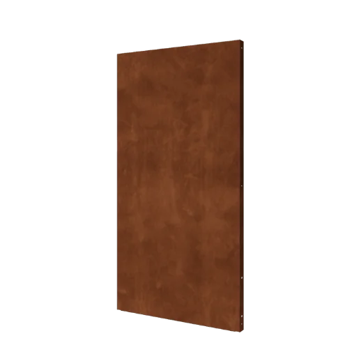 Panneau décoratif en acier Corten - Basique - 100 x 6 x 190 cm