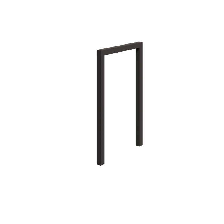 Pergola en acier - Droit - 150 x 230 cm - RAL7016 mat (gris anthracite) - Sans plot béton