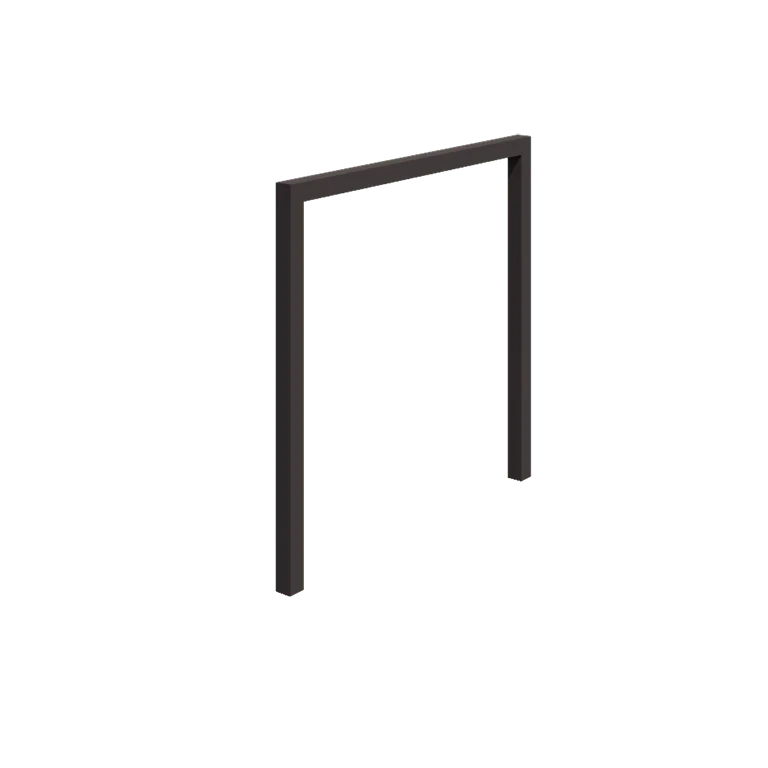 Pergola en acier - Droit - 250 x 230 cm - RAL7016 mat (gris anthracite) - Sans plot béton