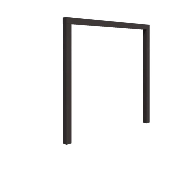 Pergola en acier - Droit - 250 x 230 cm - Autre couleur RAL - Sans plot béton
