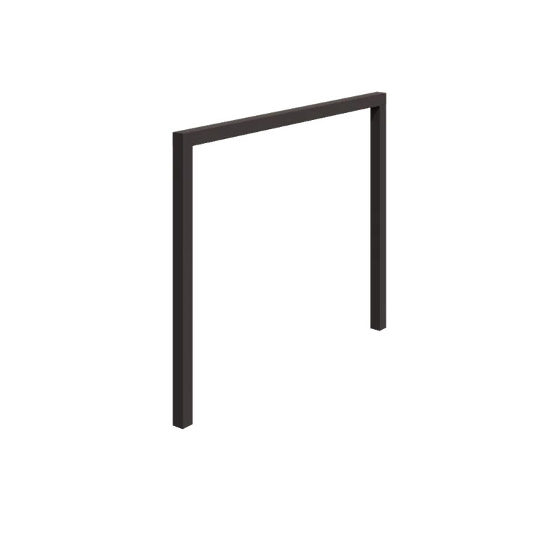 Pergola en acier - Droit - 300 x 230 cm - RAL7016 mat (gris anthracite) - Sans plot béton