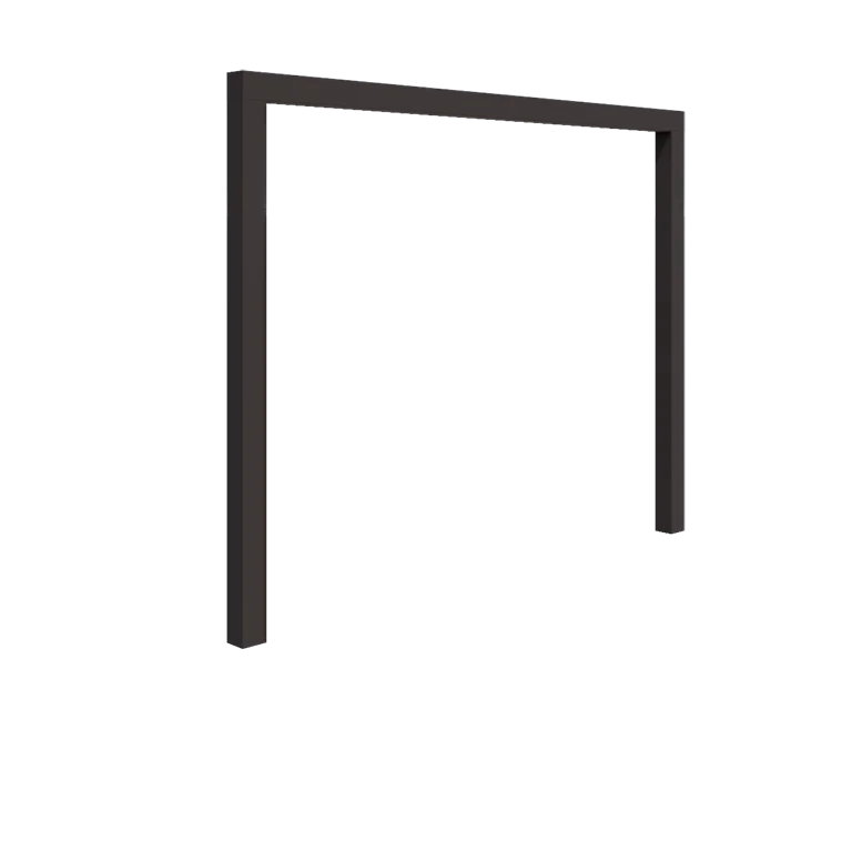 Pergola en acier - Droit - 300 x 230 cm - Autre couleur RAL - Sans plot béton