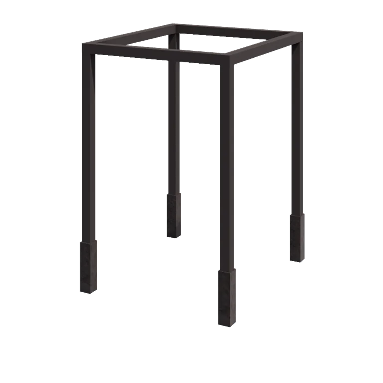 Pergola en acier - Carré - 224 x 200 x 230 cm - Autre couleur RAL - Avec plot béton