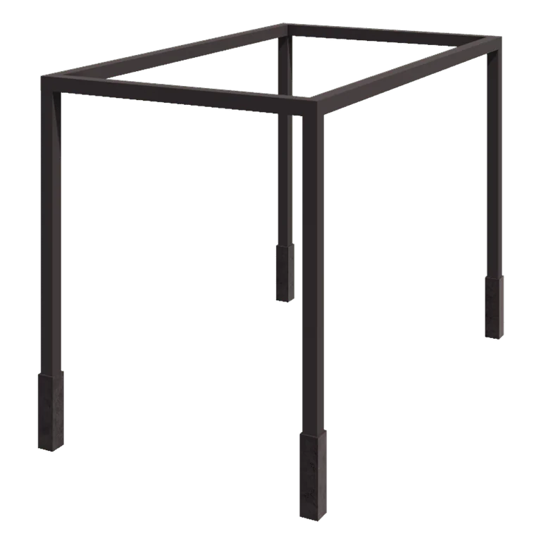 Pergola en acier - Carré - 424 x 250 x 230 cm - Autre couleur RAL - Avec plot béton