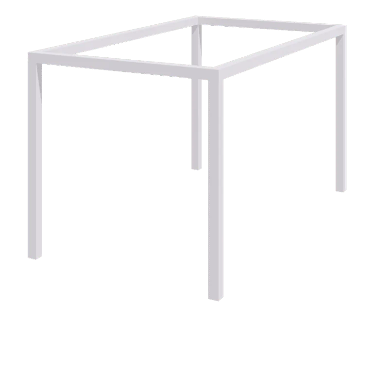 Pergola en acier - Rectangle - 424 x 250 x 230 cm - RAL9010 mat (blanc) - Sans plot béton